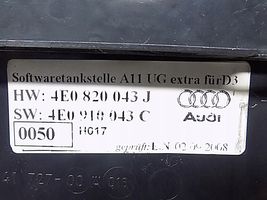 Audi A8 S8 D3 4E Ilmastoinnin ohjainlaite 4E0820043J