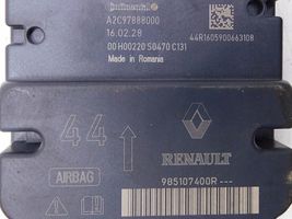 Renault Captur Czujnik uderzenia Airbag 985107400R