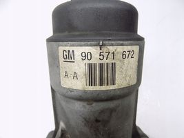 Saab 9-3 Ver2 Supporto di montaggio del filtro dell’olio 19571672