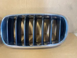 BMW X5 F15 Grille calandre supérieure de pare-chocs avant 7316076