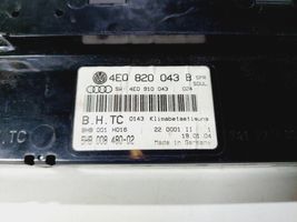 Audi A8 S8 D3 4E Panel klimatyzacji 4E0820043B