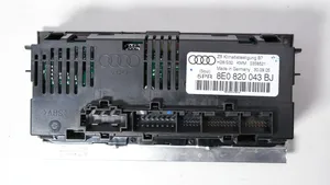 Audi A4 S4 B7 8E 8H Gaisa kondicioniera / klimata kontroles / salona apsildes vadības bloks (salonā) 8E0820043BJ