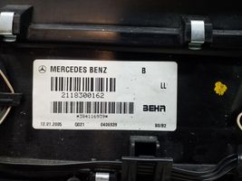 Mercedes-Benz CLS C219 Sisälämmityksen ilmastoinnin korin kokoonpano A2118300162