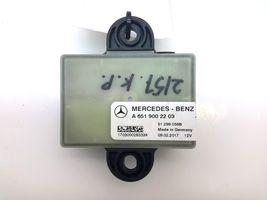 Mercedes-Benz A W176 Relais de bougie de préchauffage A6519002203