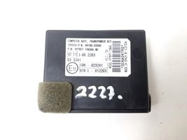 Toyota Auris 150 Komputer / Sterownik ECU i komplet kluczy 