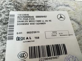 Mercedes-Benz S W222 Wykładzina podłogowa przednia A2226800040