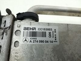 Mercedes-Benz C W205 Interkūlerio radiatorius A2740900414