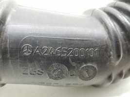 Mercedes-Benz A W176 Tube d'admission de tuyau de refroidisseur intermédiaire A2465200101