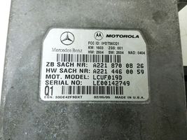 Mercedes-Benz S W220 Bluetoothin ohjainlaite/moduuli A2218700826