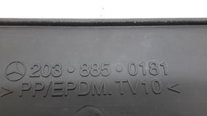 Mercedes-Benz C W203 Ramka przedniej tablicy rejestracyjnej A2038850181