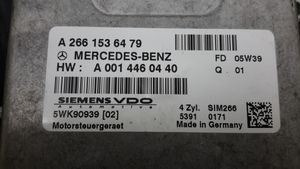 Mercedes-Benz A W169 Variklio valdymo blokas A2661536479