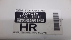 Toyota Auris 150 Muu rele 8926112010