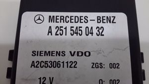 Mercedes-Benz R W251 Kita rėlė A2515450432