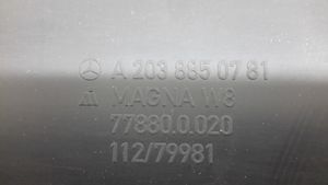 Mercedes-Benz CLC CL203 Ramka przedniej tablicy rejestracyjnej A2038850781