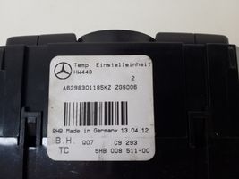 Mercedes-Benz Vito Viano W639 Ilmastoinnin ohjainlaite/moduuli A6398301185