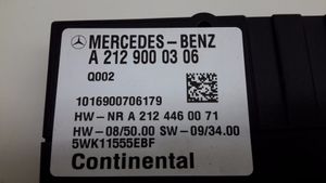 Mercedes-Benz E W212 Degalų (kuro) siurblio valdymo blokas A2129000306