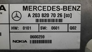 Mercedes-Benz C W203 Altri relè A2038207026