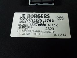 Toyota Avensis T270 Tavaratilan pohjan tekstiilimatto 5841005020