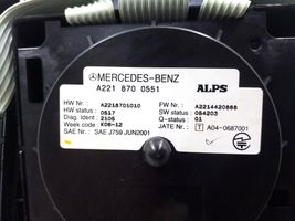 Mercedes-Benz S W221 Interrupteur / bouton multifonctionnel A2218700551