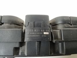 Mercedes-Benz C W203 Leva/interruttore dell’indicatore di direzione e tergicristallo A2038216658