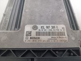 Volkswagen Transporter - Caravelle T5 Komputer / Sterownik ECU i komplet kluczy 