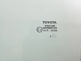 Toyota Corolla E210 E21 Etuoven ikkunalasi, neliovinen malli 6810202580