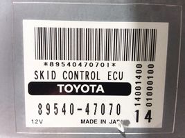 Toyota Prius (XW20) Stabdžių sistemos valdymo blokas 8954047070
