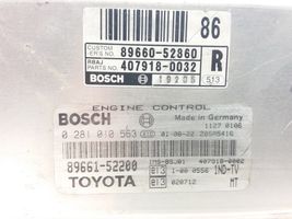 Toyota Yaris Sterownik / Moduł ECU 0281010563