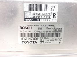 Toyota Yaris Dzinēja vadības bloks 0281011126