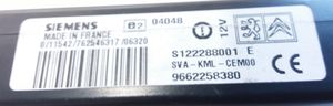 Peugeot 307 Module unité de contrôle Bluetooth 9662258380