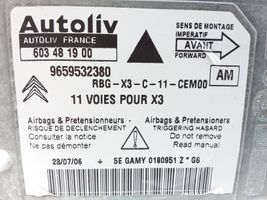 Citroen C5 Turvatyynyn ohjainlaite/moduuli 603481900