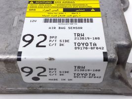 Toyota Corolla Verso AR10 Turvatyynyn ohjainlaite/moduuli 213819108
