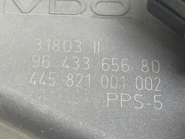 Peugeot 607 Czujnik położenia pedału gazu / przyspieszenia 9643365680