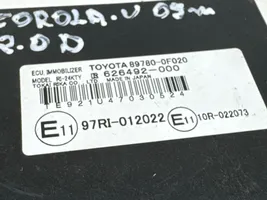 Toyota Corolla Verso AR10 Imobilaizerio valdymo blokas 897800F020