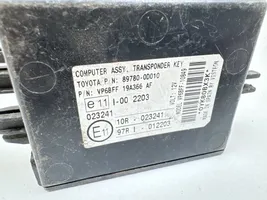 Toyota Yaris Immobilizer control unit/module 897800D010