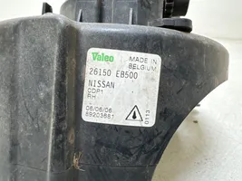 Nissan Navara D40 Światło przeciwmgłowe przednie 26150EB500