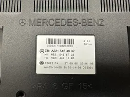 Mercedes-Benz S W221 SAM valdymo blokas A2215455732