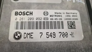 BMW 7 E65 E66 Unidad de control/módulo ECU del motor 7549700