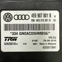 Audi A8 S8 D3 4E Module de commande de frein à main 4E0910801D