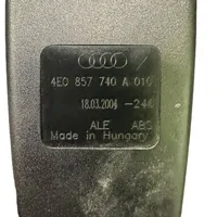 Audi A8 S8 D3 4E Boucle de ceinture de sécurité arrière 4E0857740A