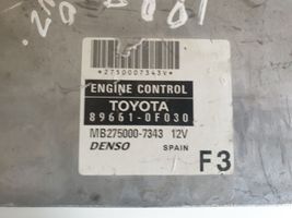 Toyota Corolla Verso E121 Sterownik / Moduł ECU 896610F030