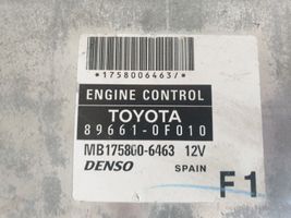 Toyota Corolla Verso E121 Sterownik / Moduł ECU 896610F010