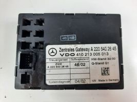 Mercedes-Benz S W220 Gateway valdymo modulis A2205402645