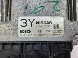 Nissan Qashqai Moottorin ohjainlaite/moduuli 23710JD78D