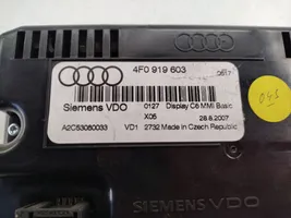 Audi A6 S6 C6 4F Écran / affichage / petit écran 4F0919603