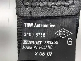 Renault Clio III Cintura di sicurezza posteriore 33055855D