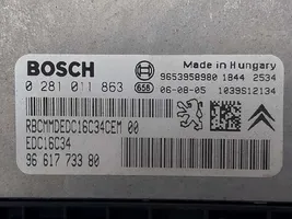 Peugeot 307 Sterownik / Moduł ECU 9661773380