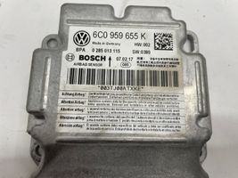 Skoda Fabia Mk3 (NJ) Module de contrôle airbag 6C0959655K