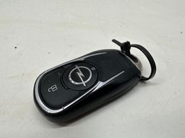 Opel Astra K Užvedimo raktas (raktelis)/ kortelė 13508407