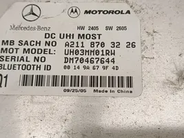 Mercedes-Benz ML W164 Puhelimen käyttöyksikkö/-moduuli A2118703226